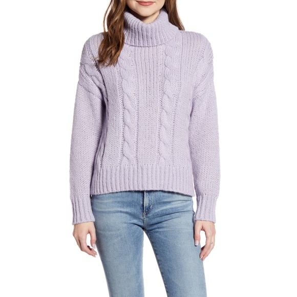 CENY Sweaters - CENY TURTLENECK CABLE SWEATER 🌸💖